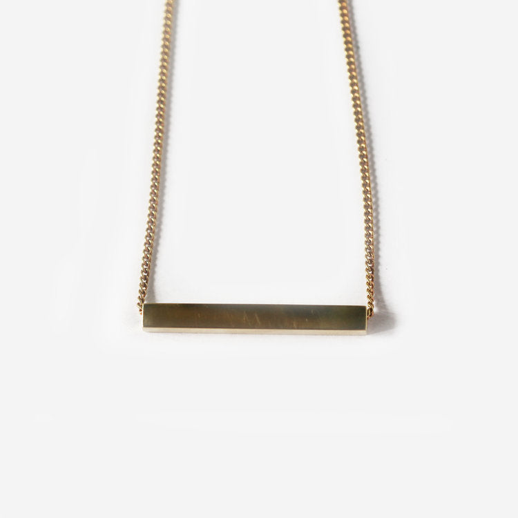 Brass Bar Pendant