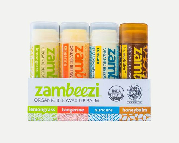 Zambeezi Organic Beeswax Lip Balm