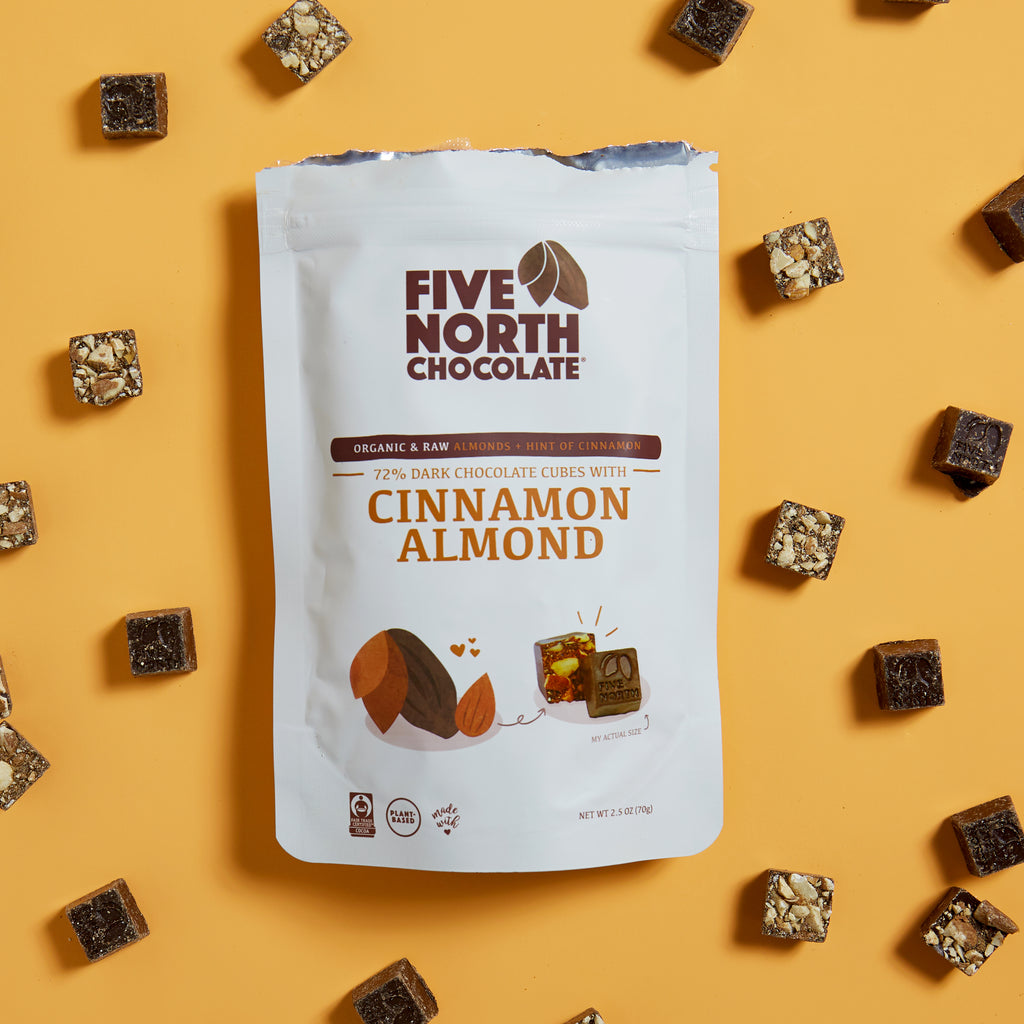 Dark Chocolate with Organic Almond and Cinnamon