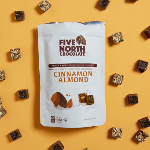 Dark Chocolate with Organic Almond and Cinnamon