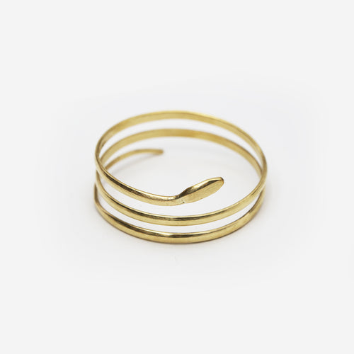 Brass Coil Bracelet