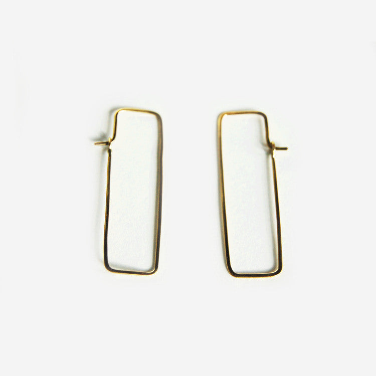 Chiku Brass Earrings