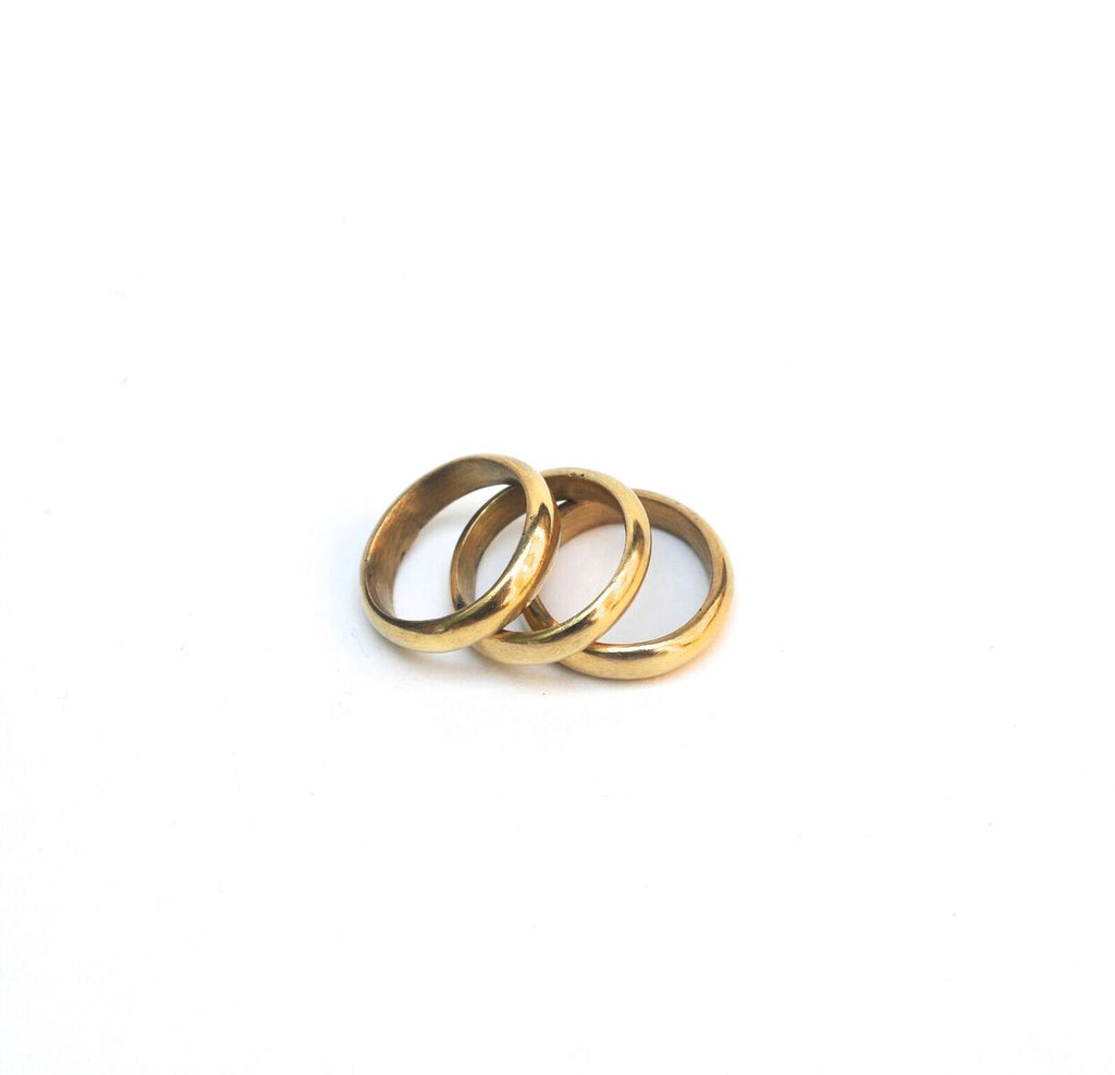 Chuki Brass Stacking Ring