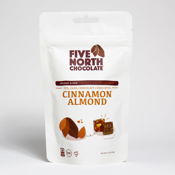Dark Chocolate with Organic Almond and Cinnamon