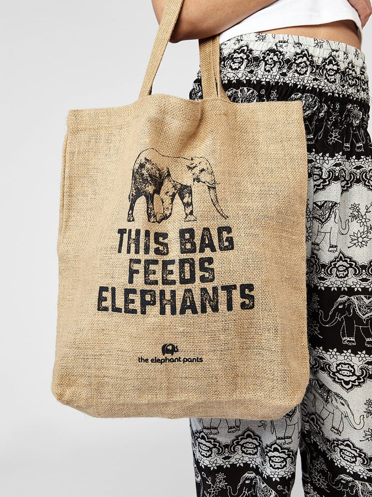 Thika Burlap Tote