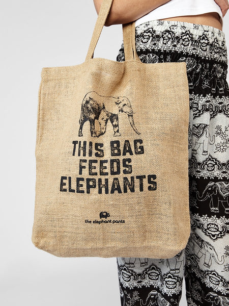Thika Burlap Tote