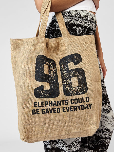 Thika Burlap Tote