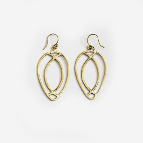 Brass Earring 1