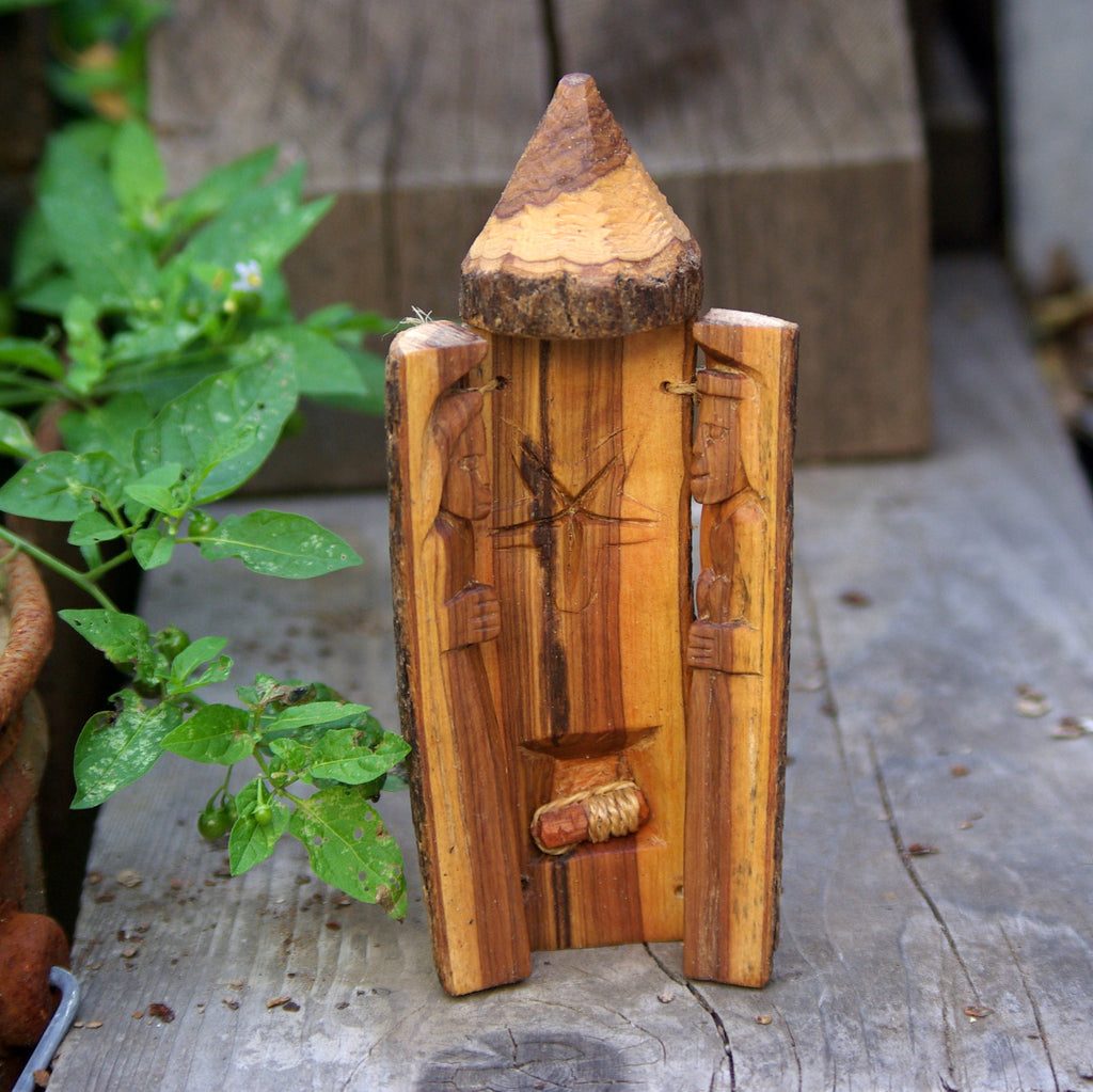 Olive Wood Pencil Nativity