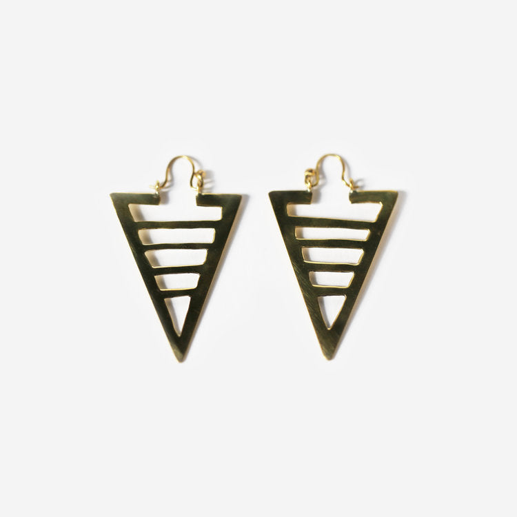 Jama Brass Earrings