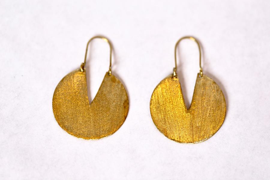 Kamari Brass Earrings