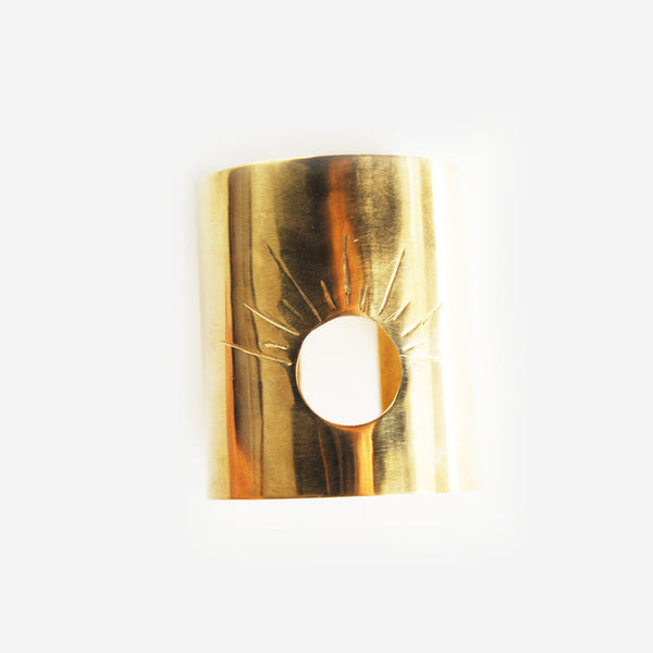 Sala Cuff Brass Bracelet