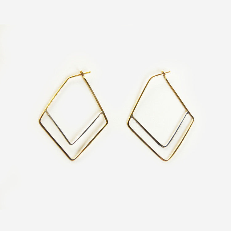 Silka Brass Earrings
