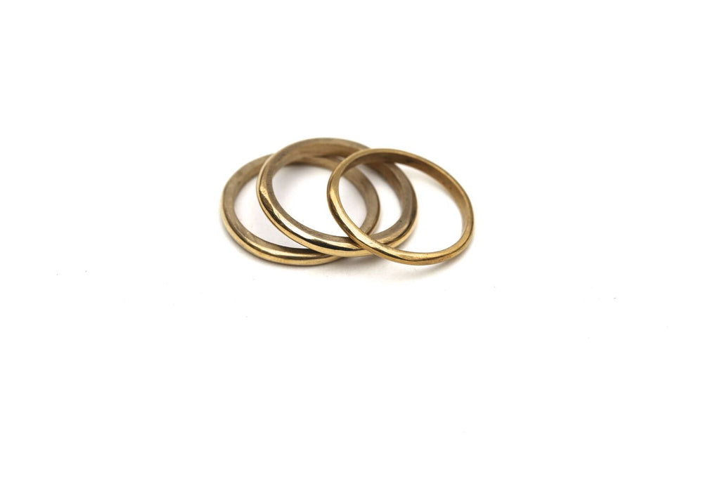 Unga Brass Stacking Ring