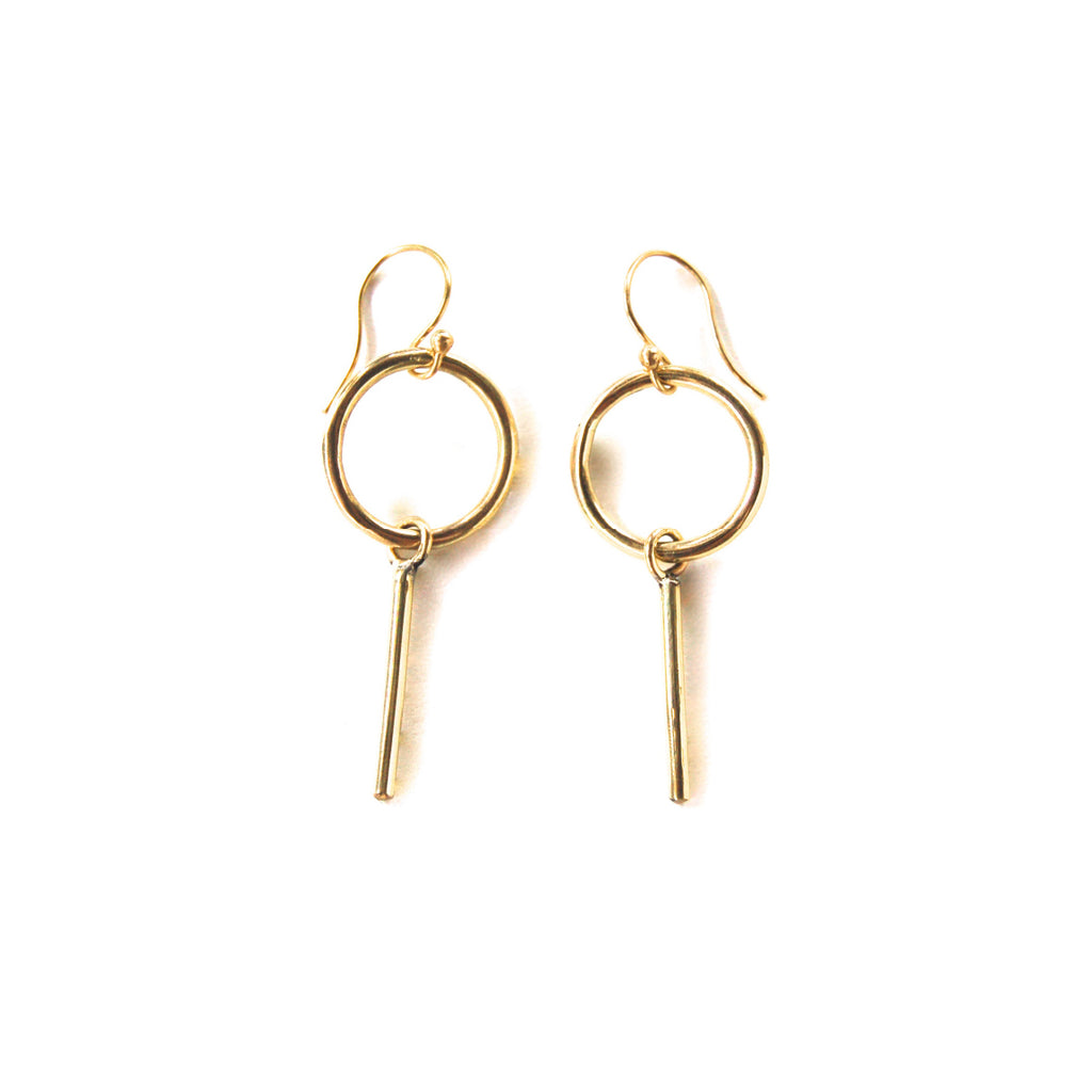 Zola Brass Earrings