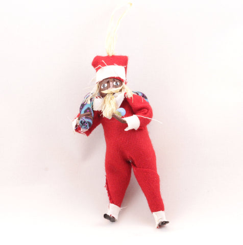 Black Santa Claus Ornament
