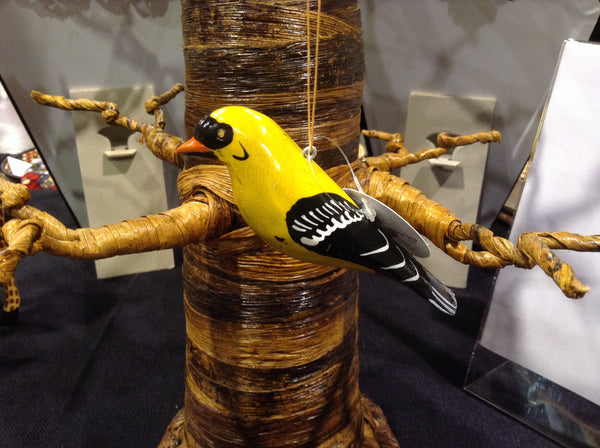 Wood Bird Ornament, North America