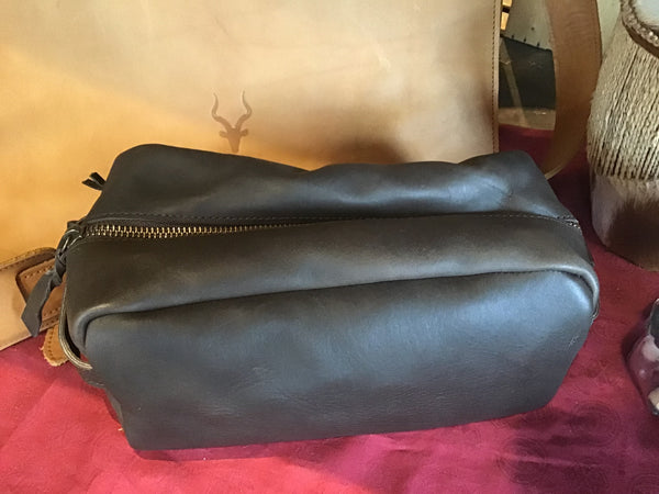 Leather Wash Bag