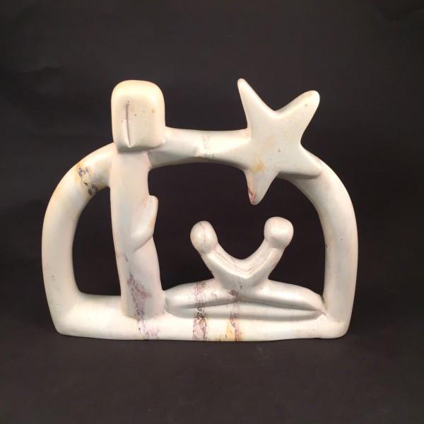 Soap Stone Arch Nativity