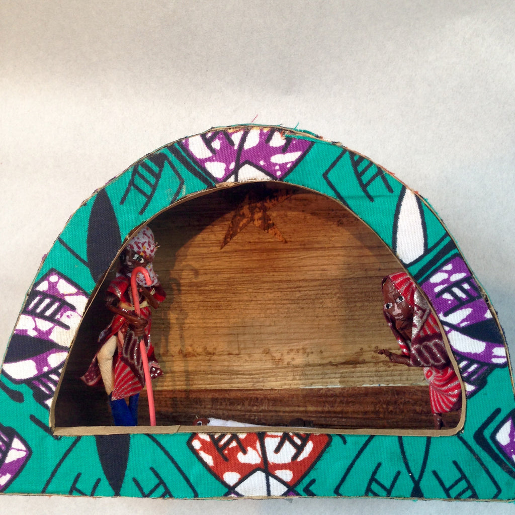 Kitenge Fabric Arch Nativity