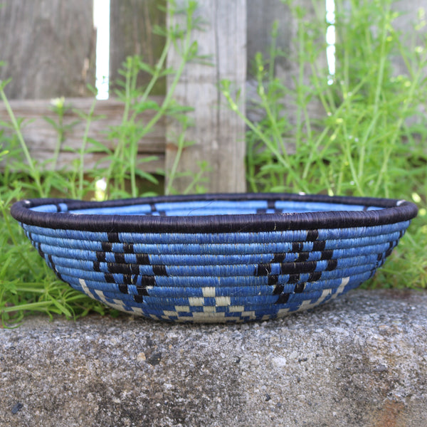 Blue African Basket 2