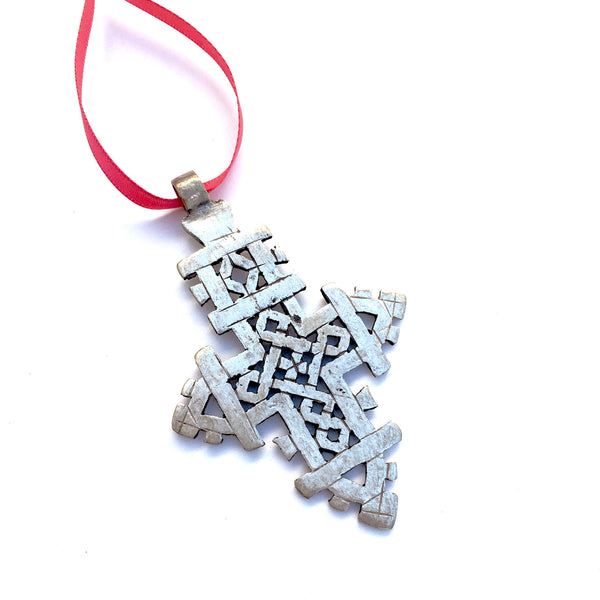 Ethiopian Coptic Cross Ornament