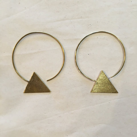 Azizi Brass Earrings