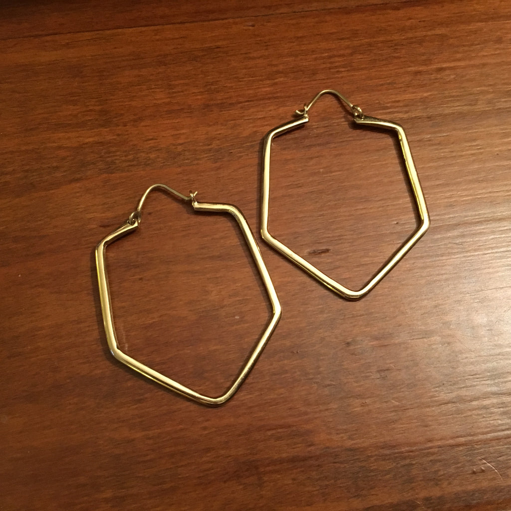 Jina Brass Earrings