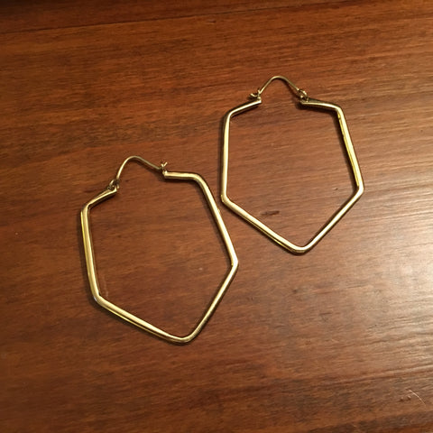 Jina Brass Earrings