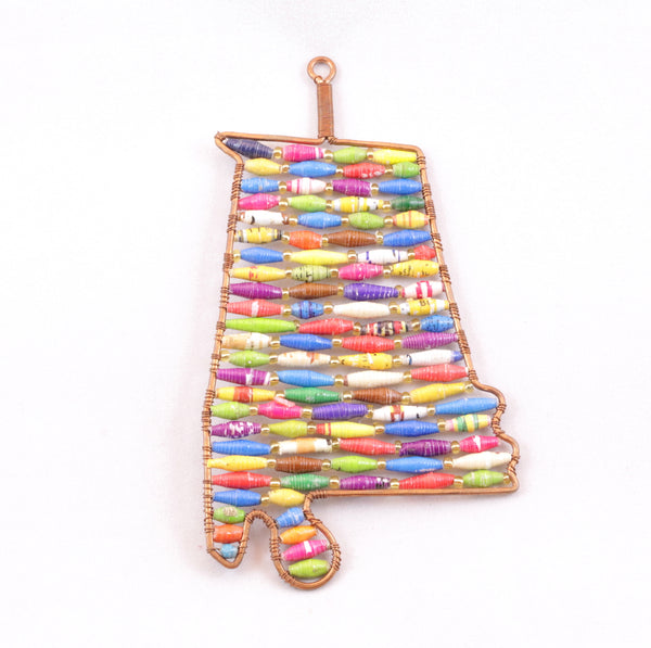 Paper Bead Ornament - States