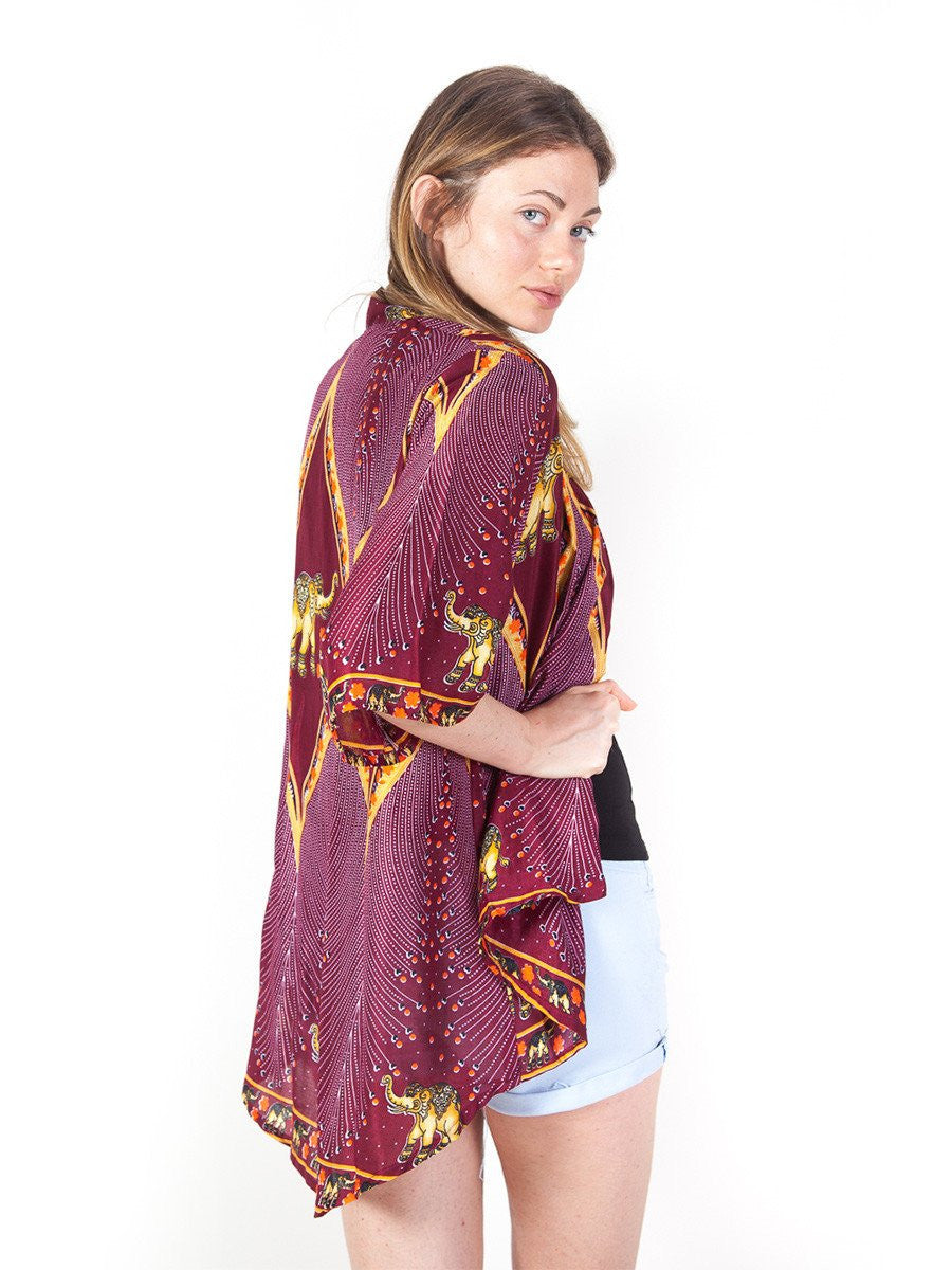 100% Cashmere Wrap| Purple Wearable Cashmere Wrap | Ovcio
