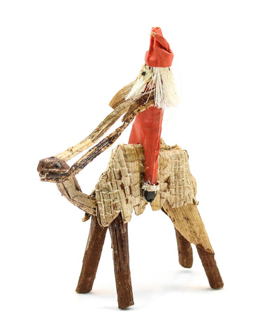 Santa on a Camel Ornament